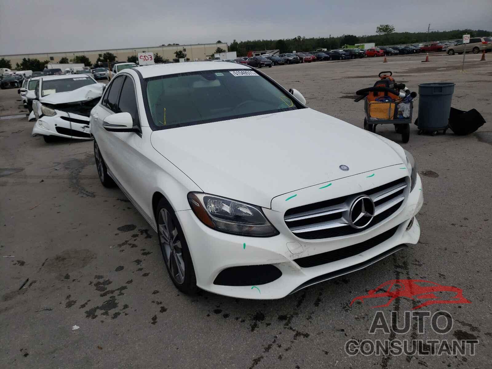 MERCEDES-BENZ C CLASS 2016 - 55SWF4JB3GU174509