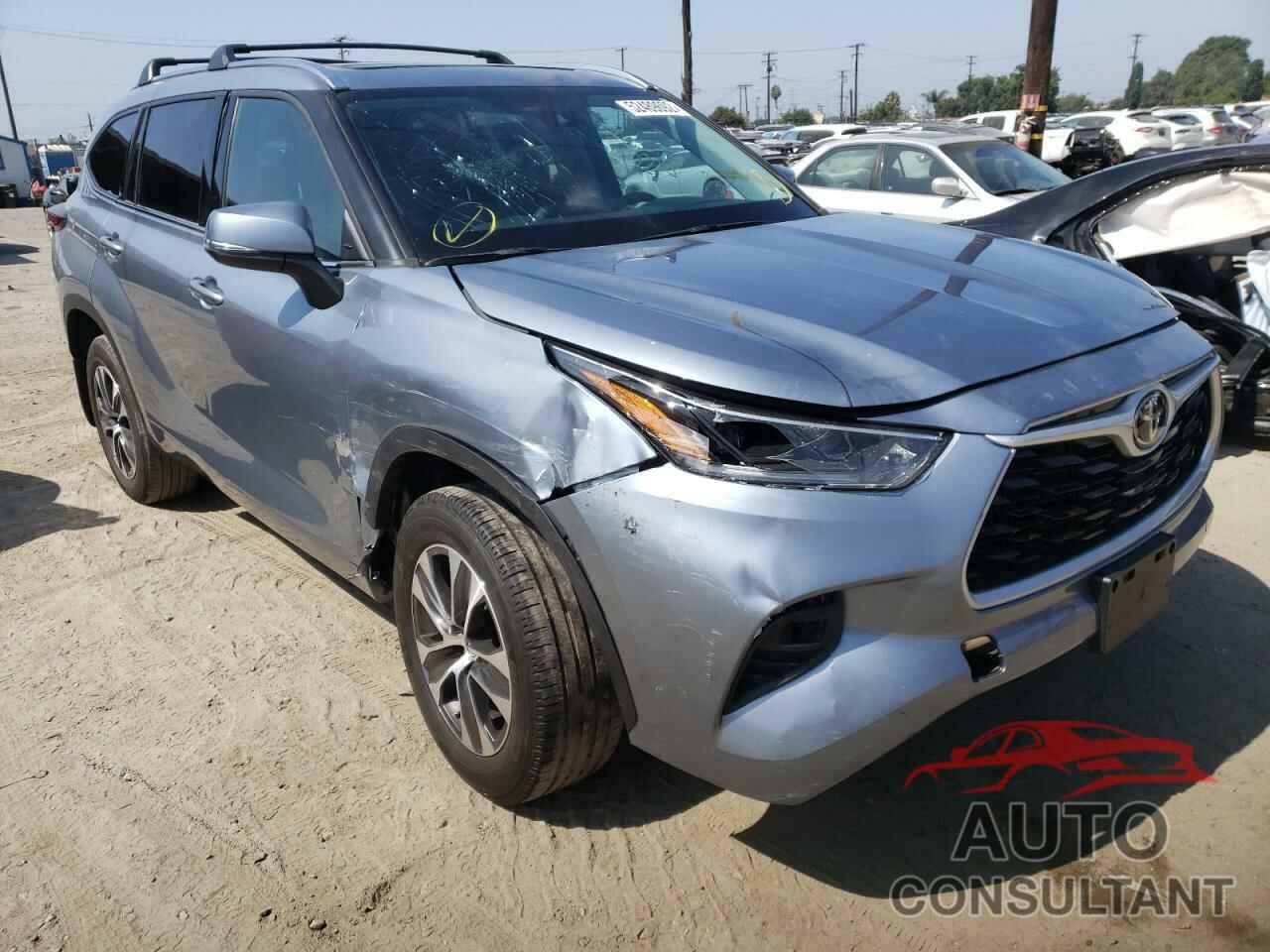 TOYOTA HIGHLANDER 2021 - 5TDGZRAH4MS081732