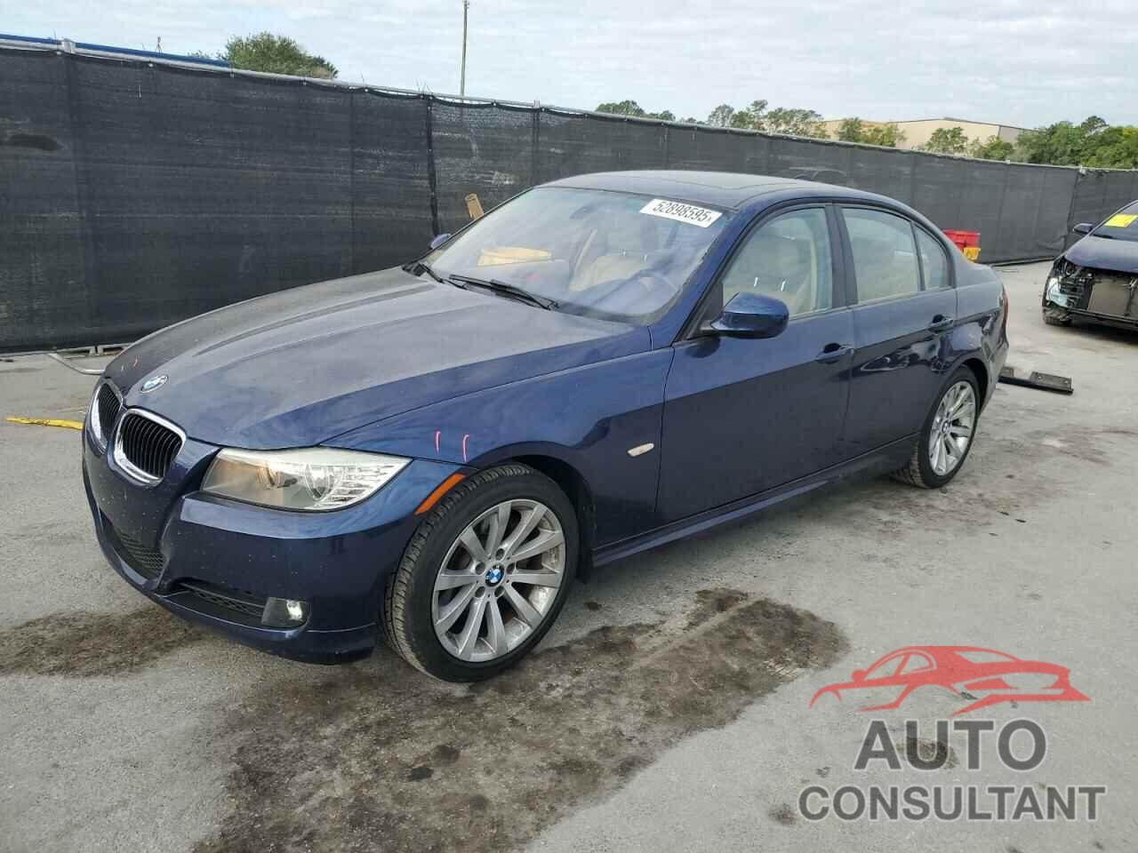 BMW 3 SERIES 2011 - WBAPH7C57BE460234