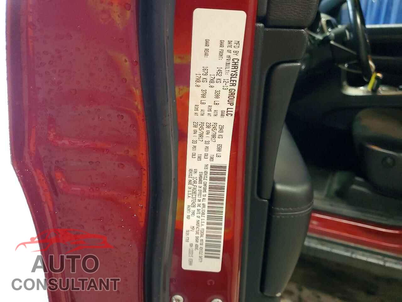 JEEP CHEROKEE 2014 - 1C4RJFAG9EC372428
