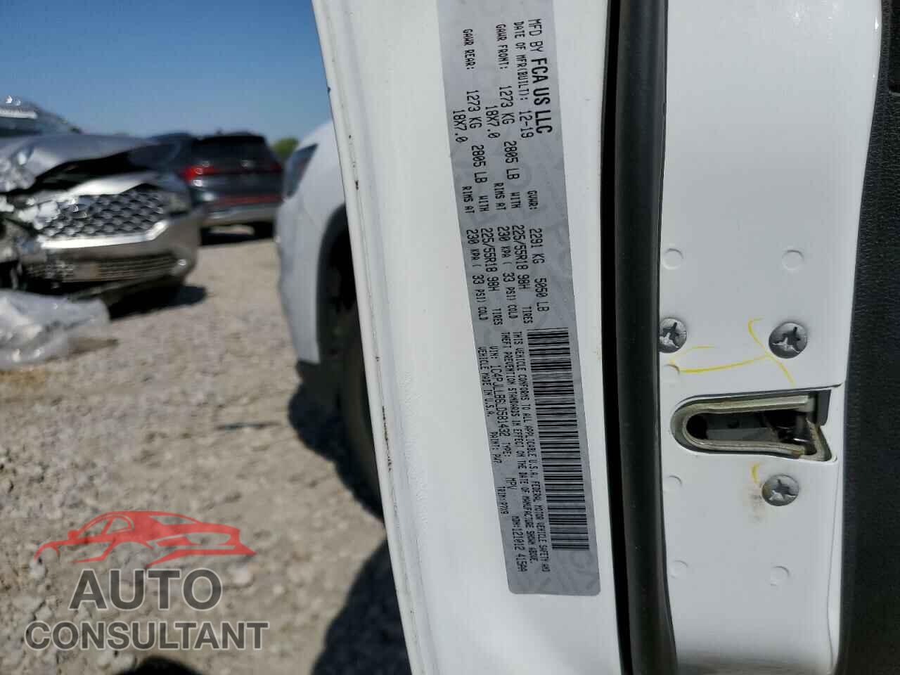 JEEP GRAND CHER 2020 - 1C4PJLLB6LD581432