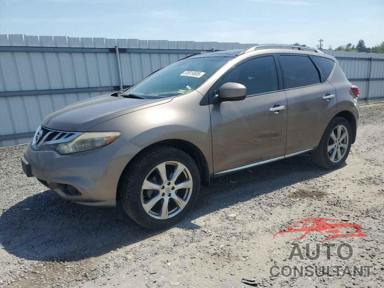 NISSAN MURANO 2012 - JN8AZ1MW9CW208091