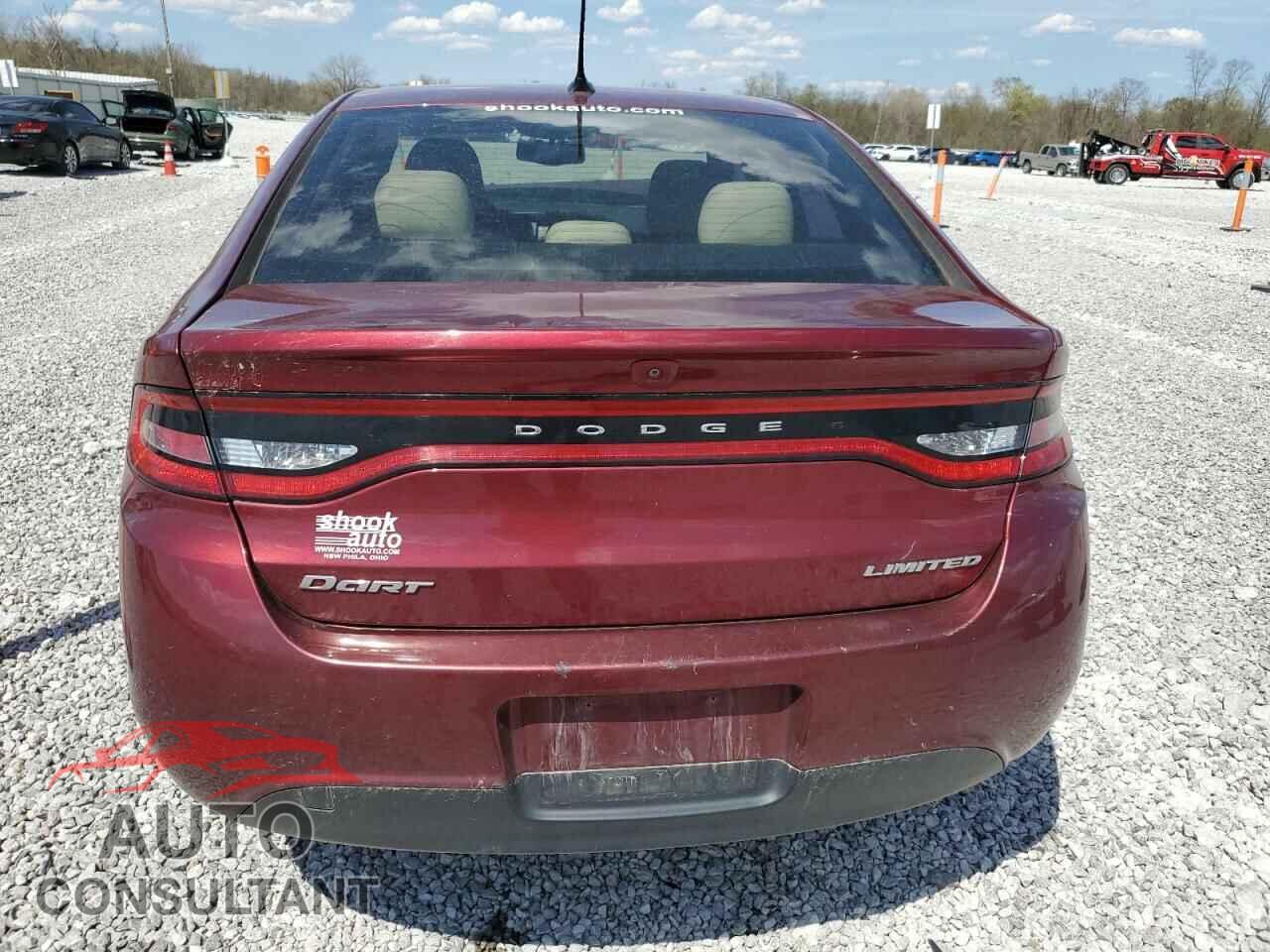 DODGE DART 2015 - 1C3CDFCBXFD242012