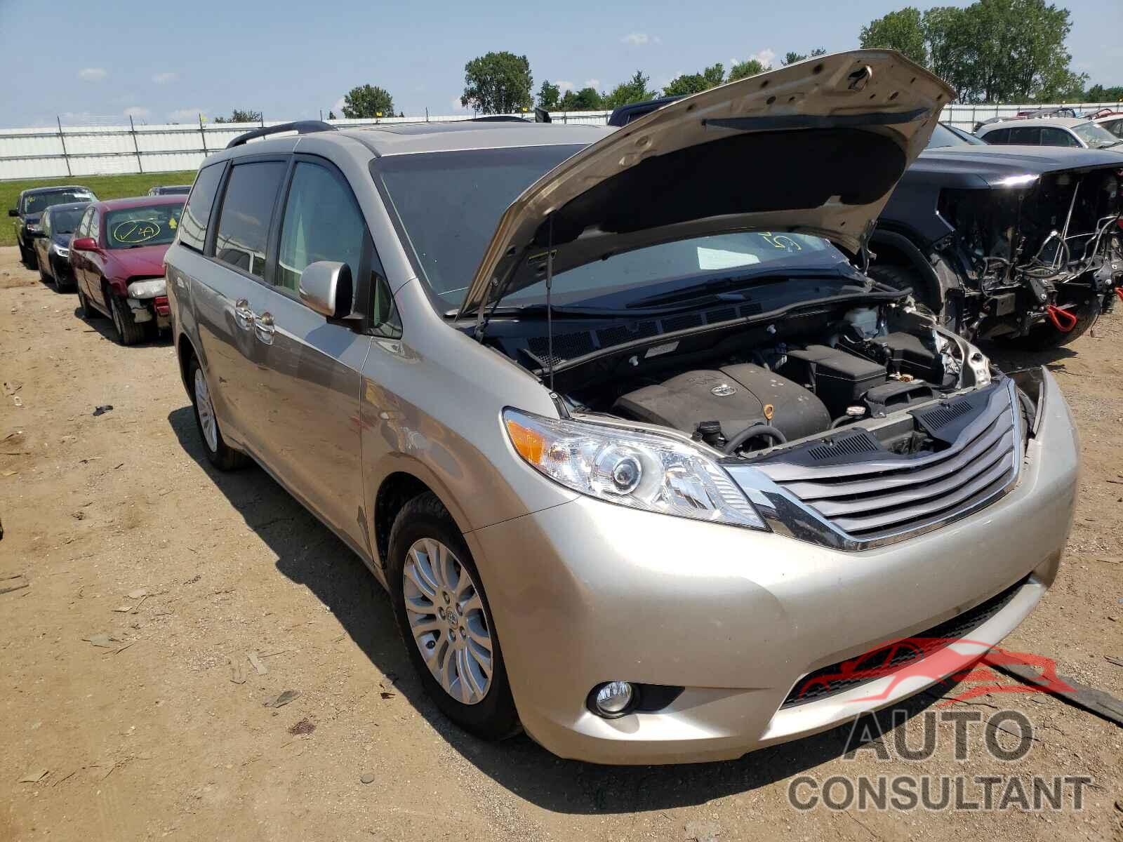 TOYOTA SIENNA 2017 - 5TDYZ3DC1HS848346