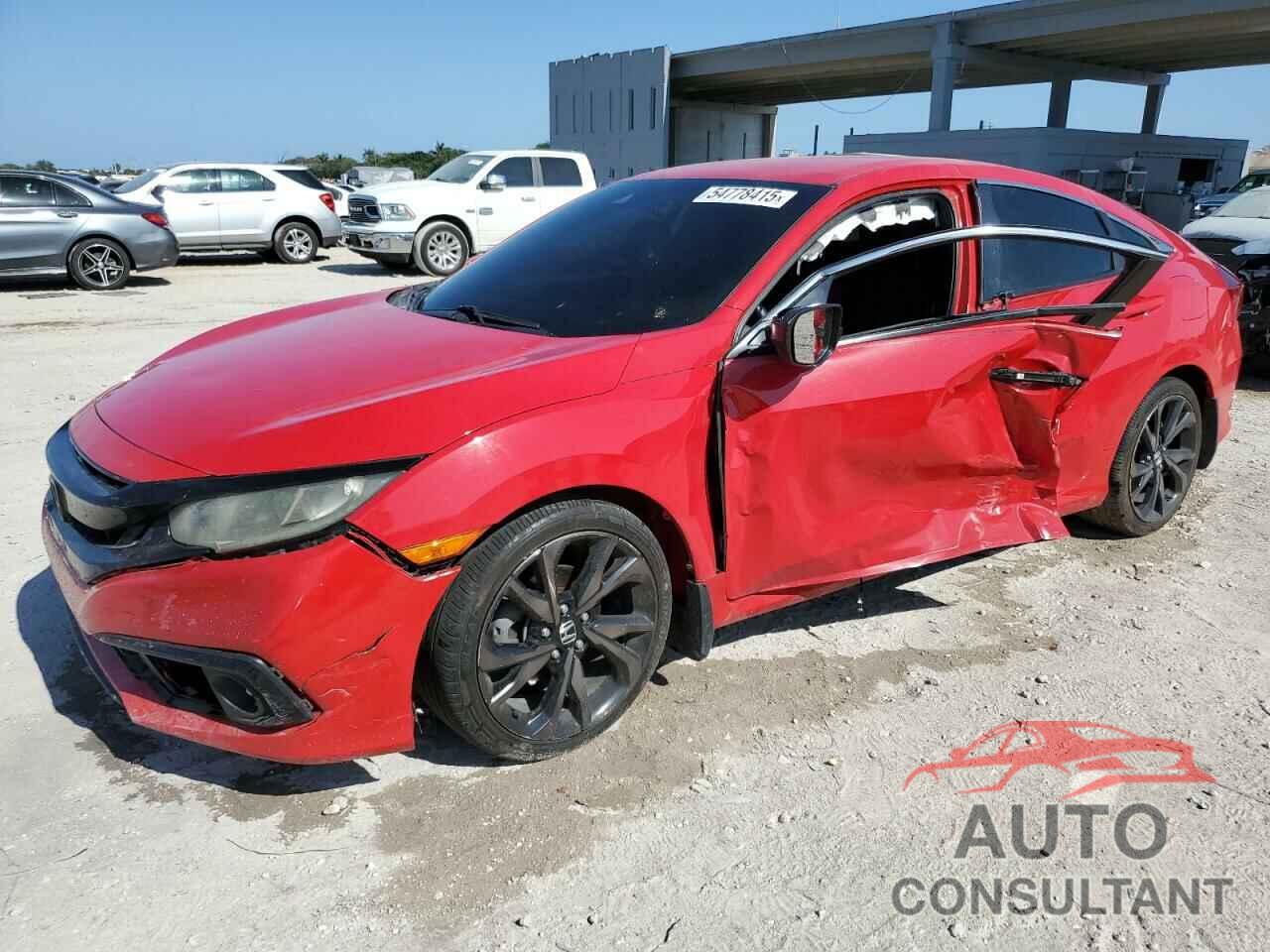 HONDA CIVIC 2019 - 2HGFC2F83KH501409