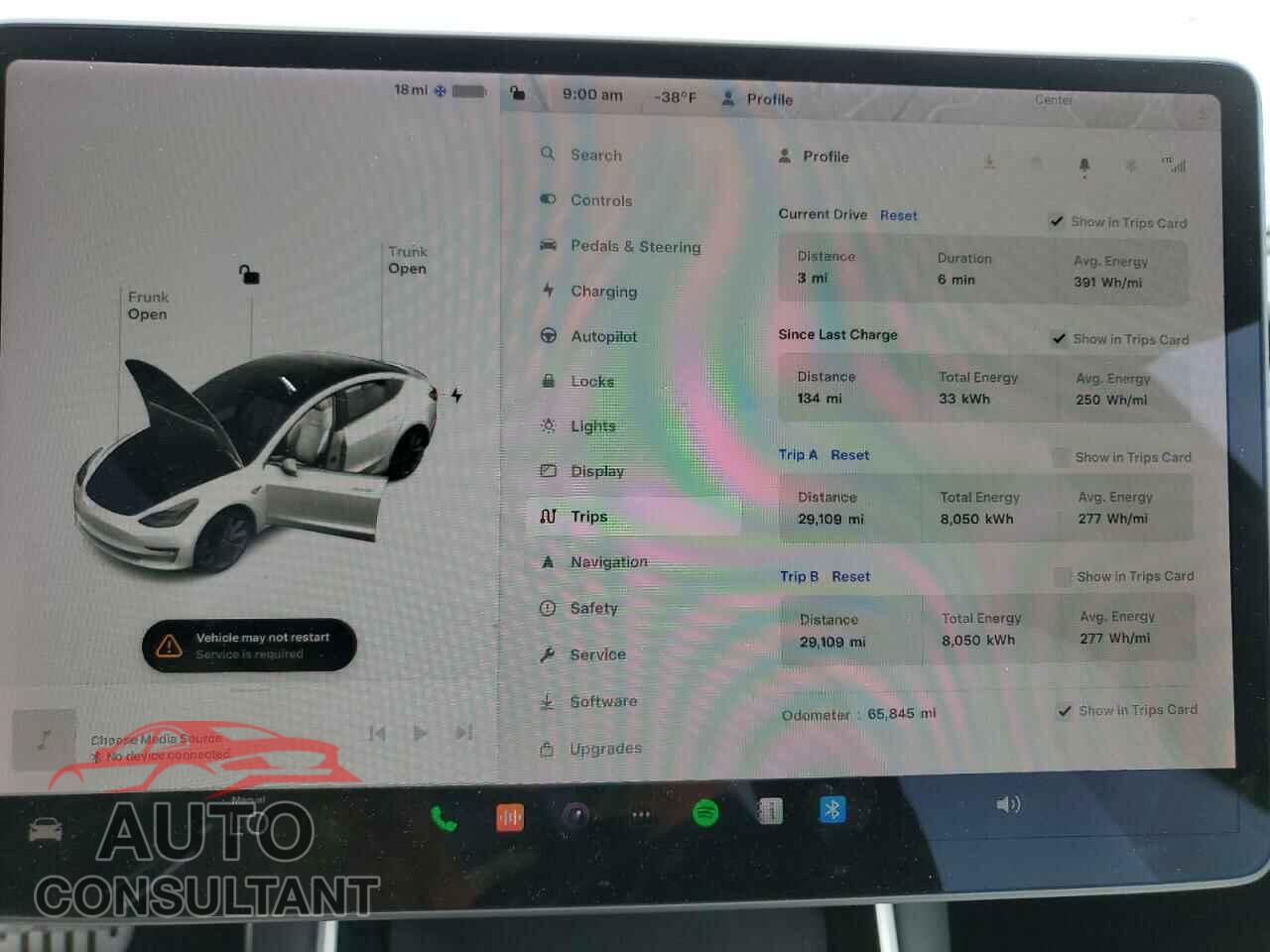 TESLA MODEL 3 2019 - 5YJ3E1EB7KF423192