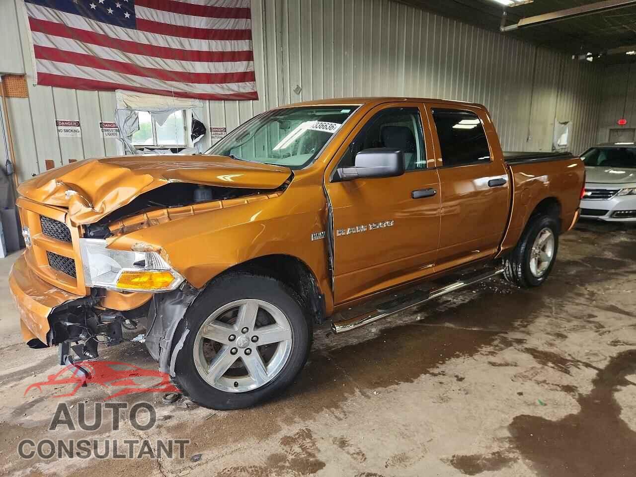 DODGE RAM 1500 2012 - 1C6RD7KT1CS329057