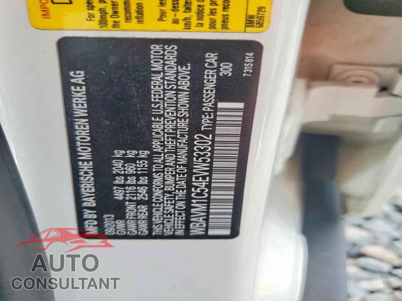BMW X1 2014 - WBAVM1C54EVW53302