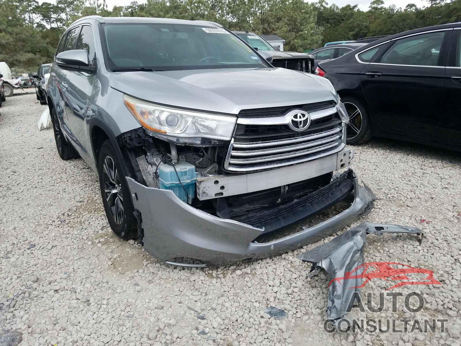 TOYOTA HIGHLANDER 2016 - 5TDKKRFH4GS126342