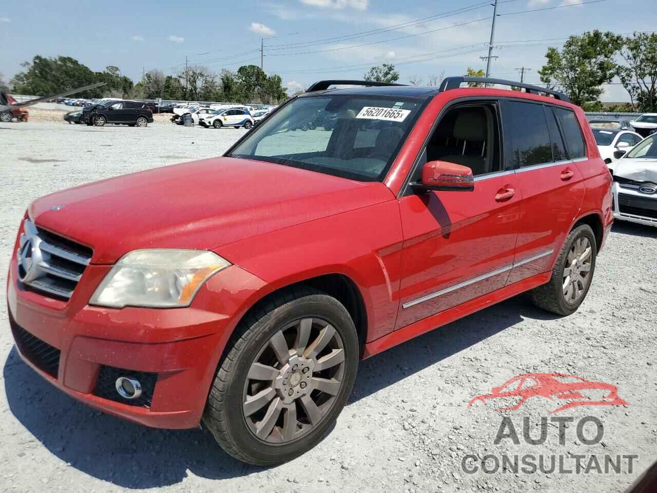 MERCEDES-BENZ GLK-CLASS 2012 - WDCGG5GB5CF860227