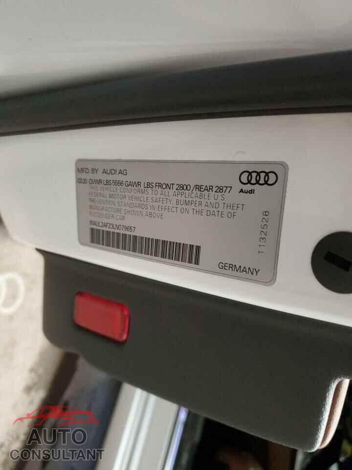 AUDI A6 2020 - WAUL2AF23LN079657
