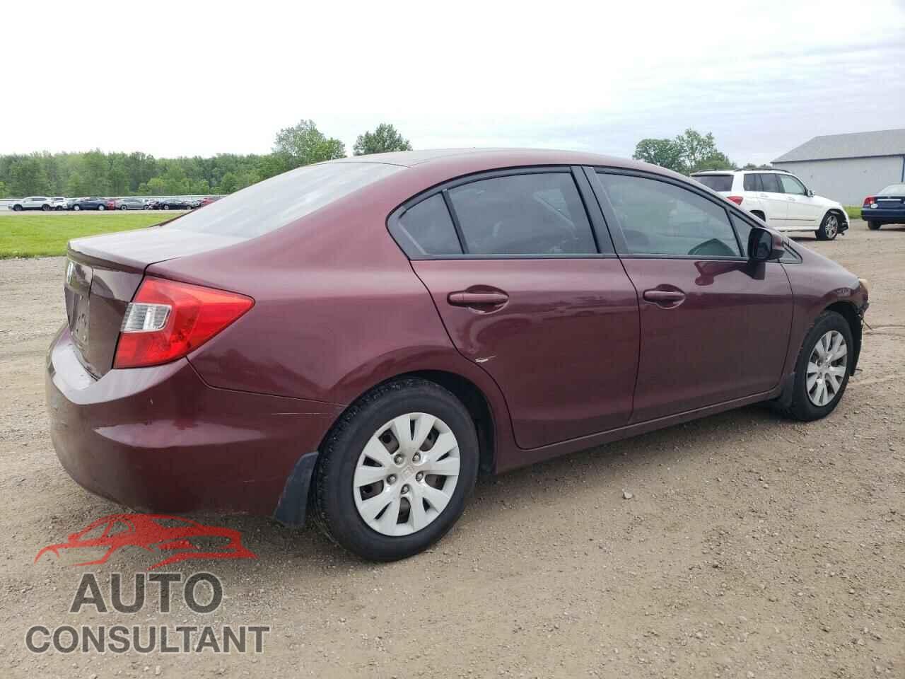 HONDA CIVIC 2012 - 19XFB2F54CE088100