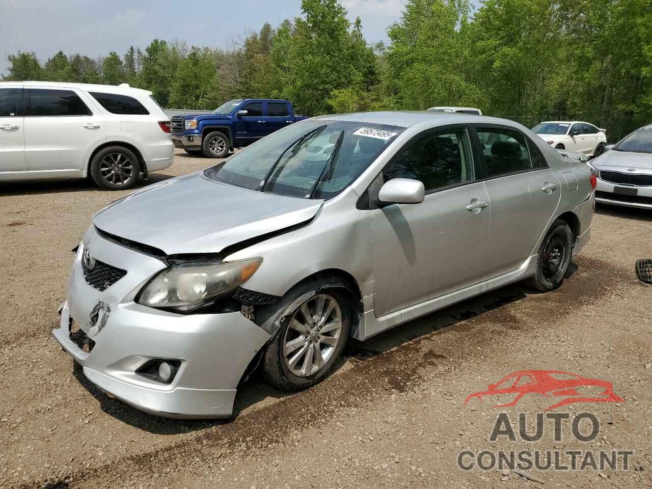 TOYOTA COROLLA 2009 - 2T1BU40E09C029517