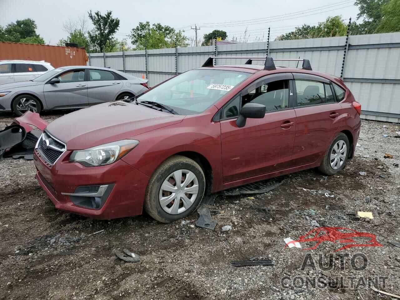 SUBARU IMPREZA 2015 - JF1GPAA65FG222445