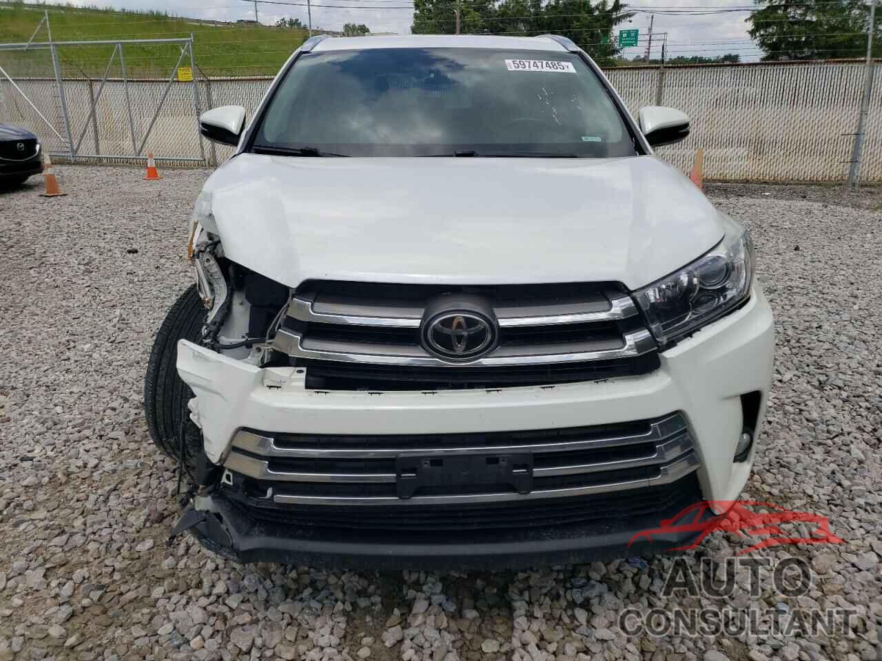 TOYOTA HIGHLANDER 2017 - 5TDDZRFH1HS454615