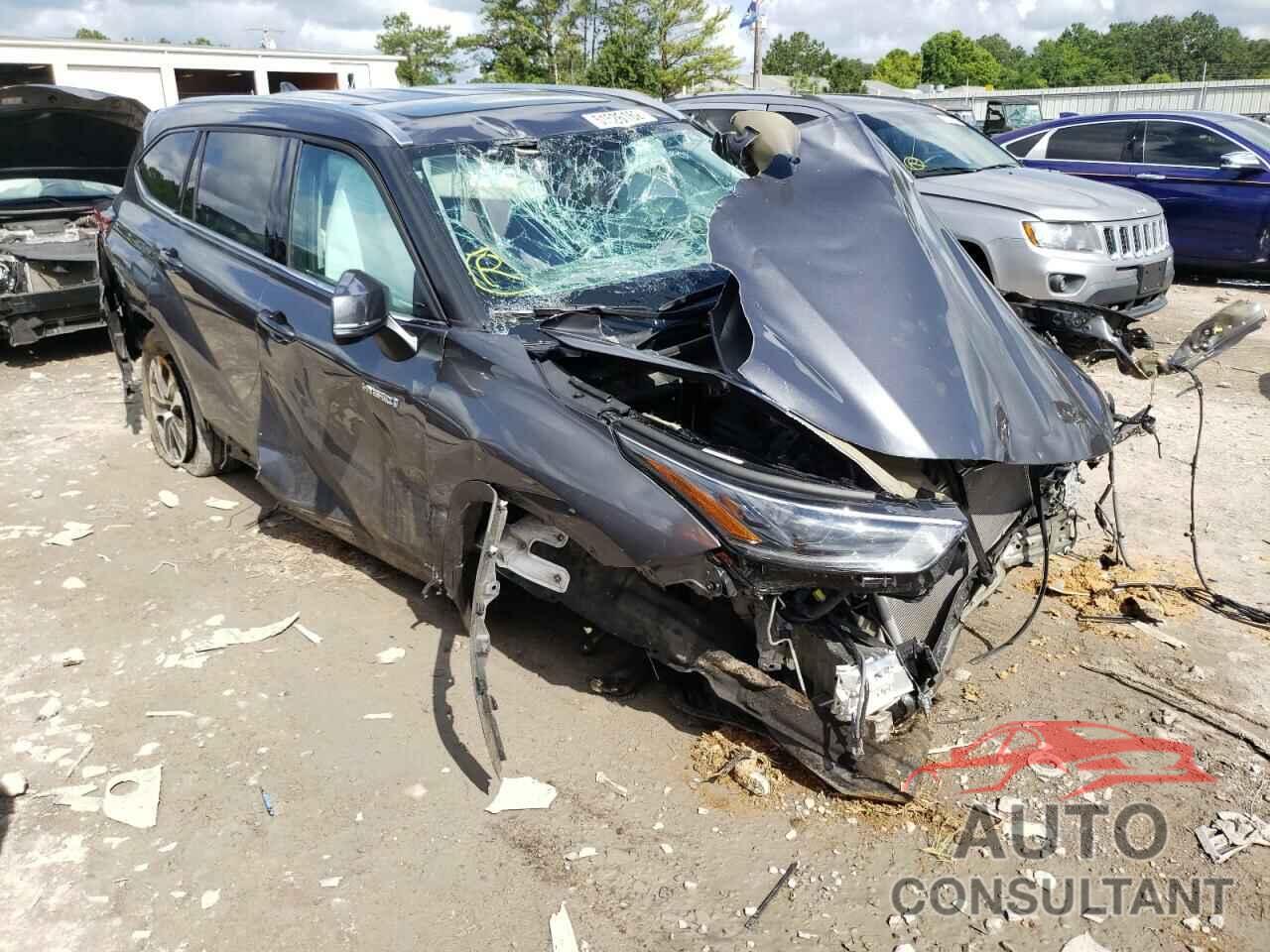 TOYOTA HIGHLANDER 2021 - 5TDGBRCH2MS046978