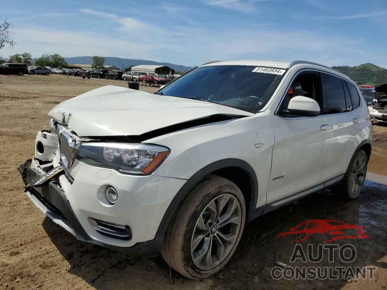 BMW X3 2017 - 5UXWX9C3XH0W68320