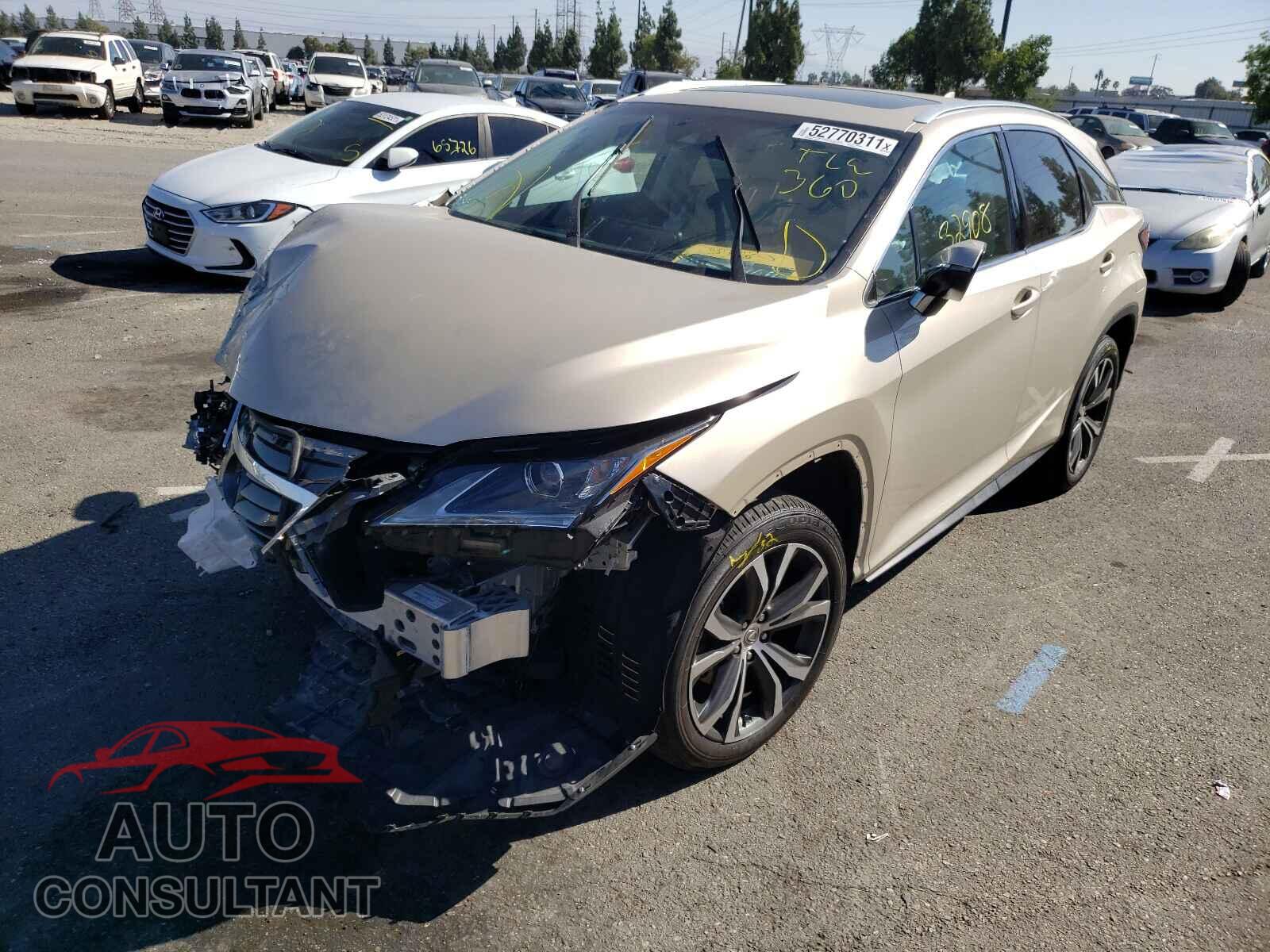 LEXUS RX350 2017 - 2T2ZZMCA5HC080305