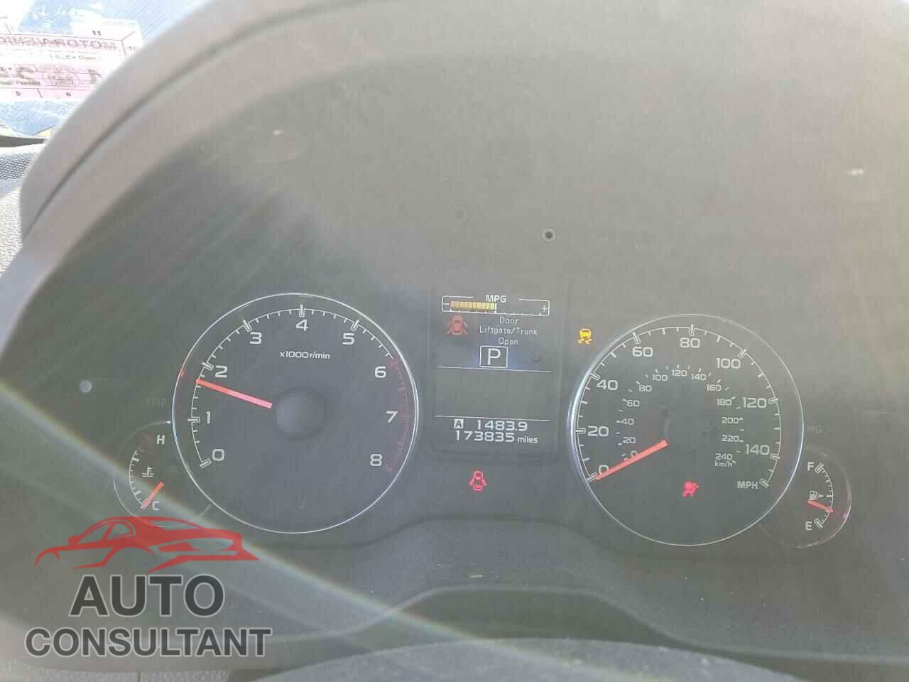 SUBARU OUTBACK 2014 - 4S4BRBLC6E3250067