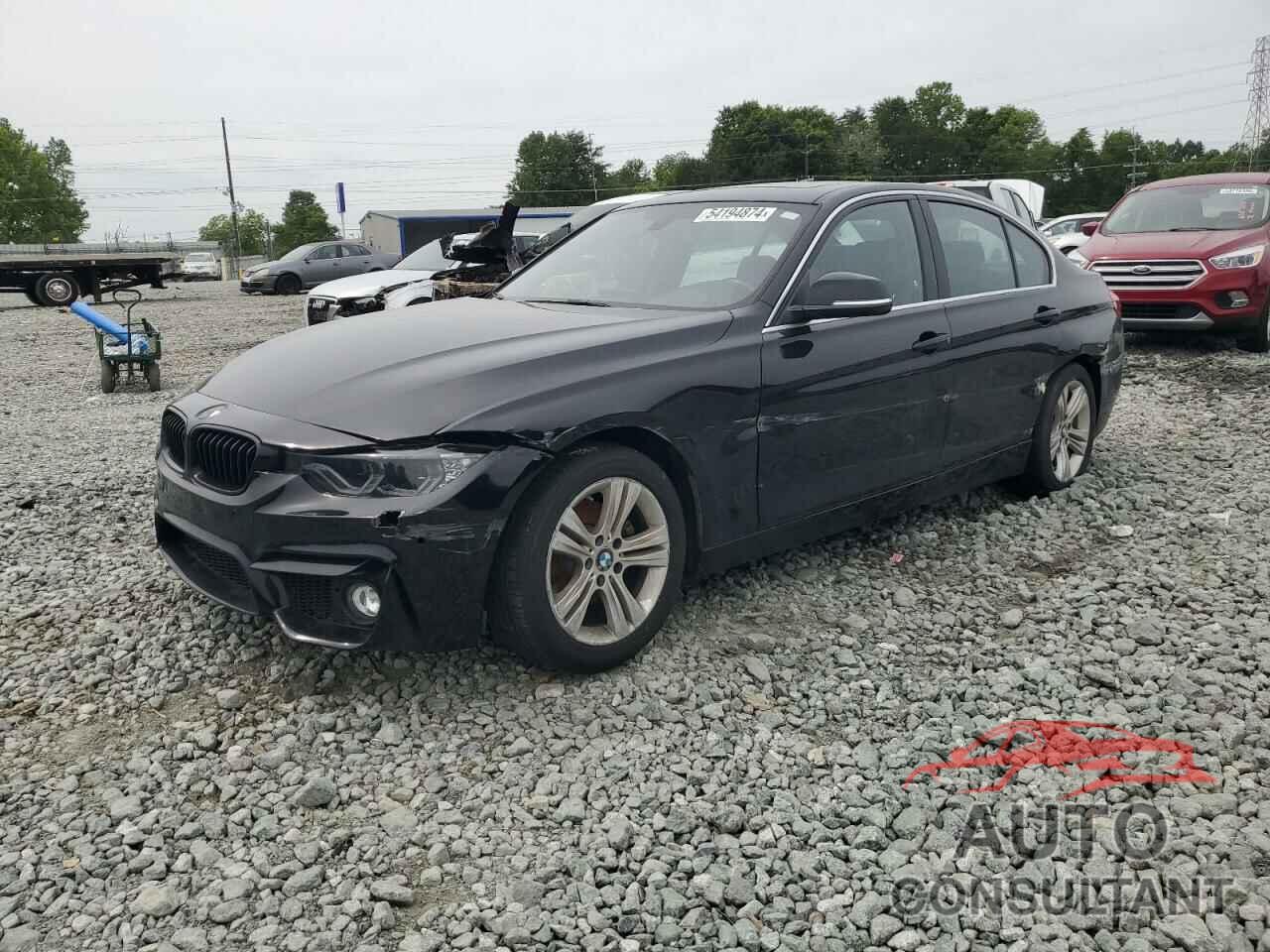 BMW 3 SERIES 2017 - WBA8B9G37HNU56686