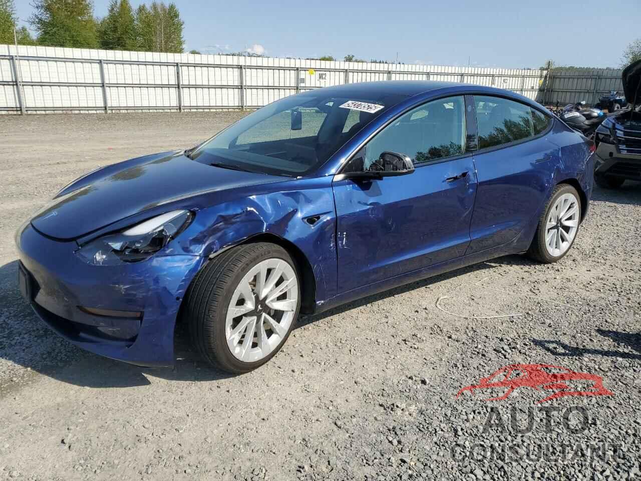 TESLA MODEL 3 2022 - 5YJ3E1EA8NF371941