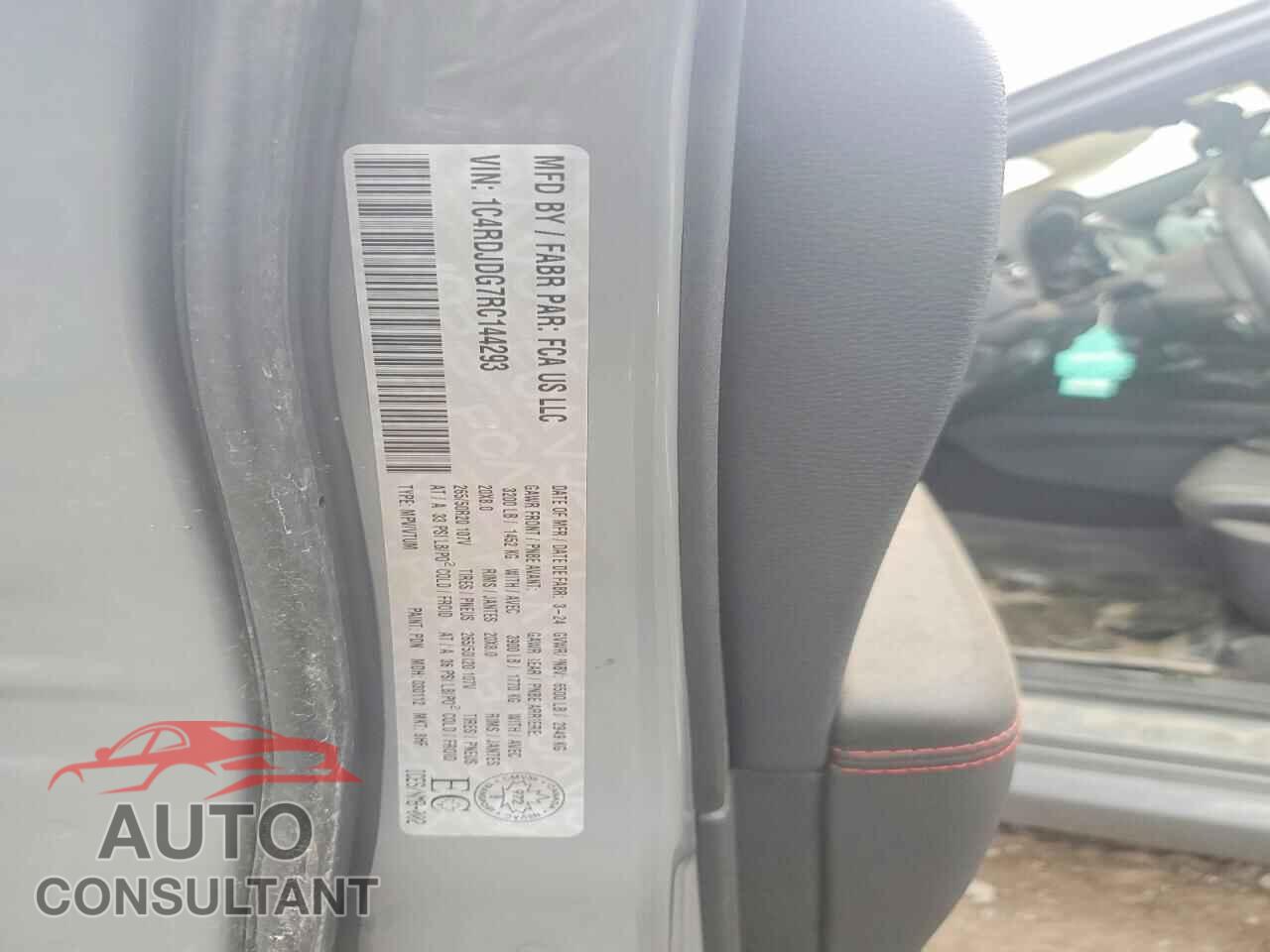DODGE DURANGO 2024 - 1C4RDJDG7RC144293
