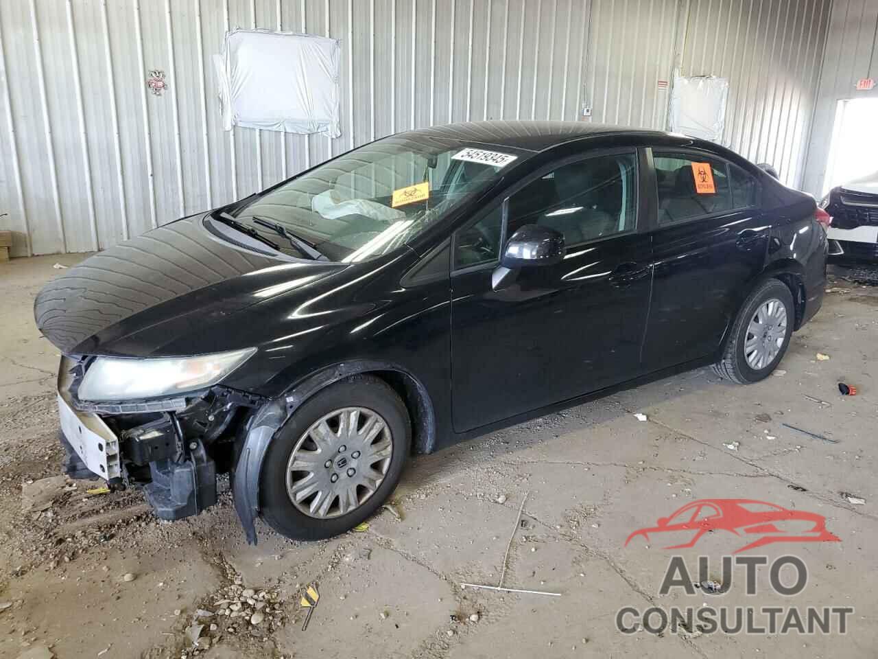 HONDA CIVIC 2013 - 19XFB2F52DE006530