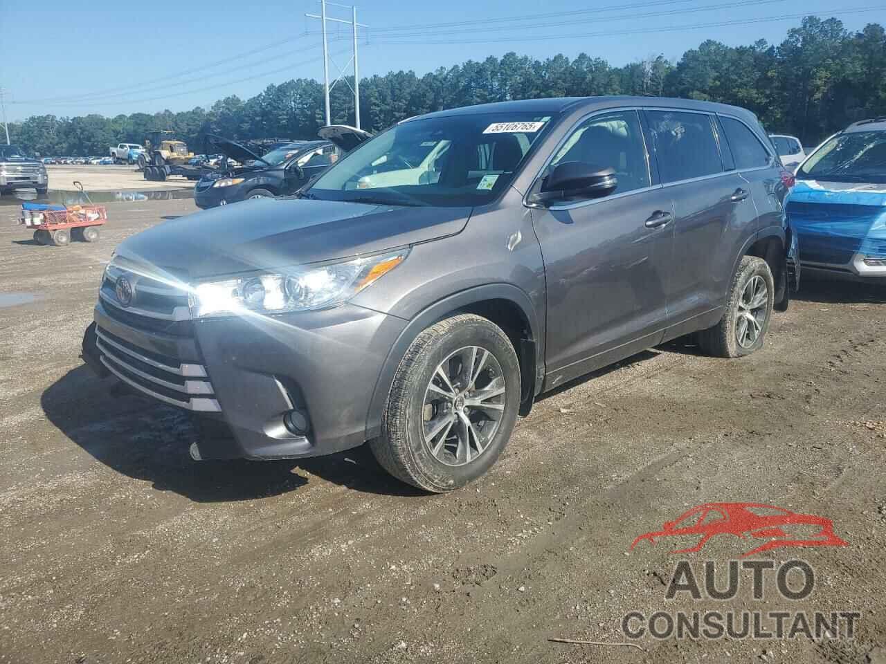TOYOTA HIGHLANDER 2018 - 5TDZZRFH4JS250712