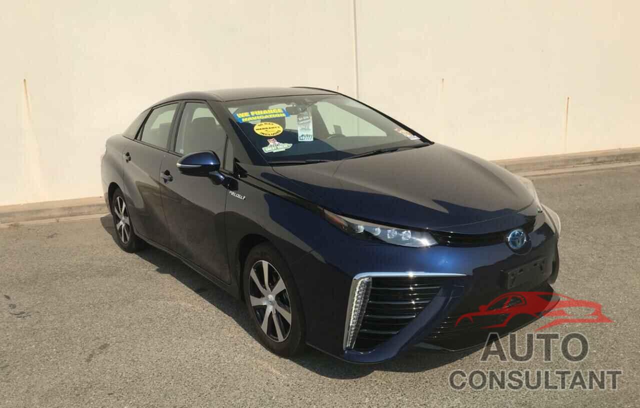 TOYOTA MIRAI 2018 - JTDBVRBD0JA004057