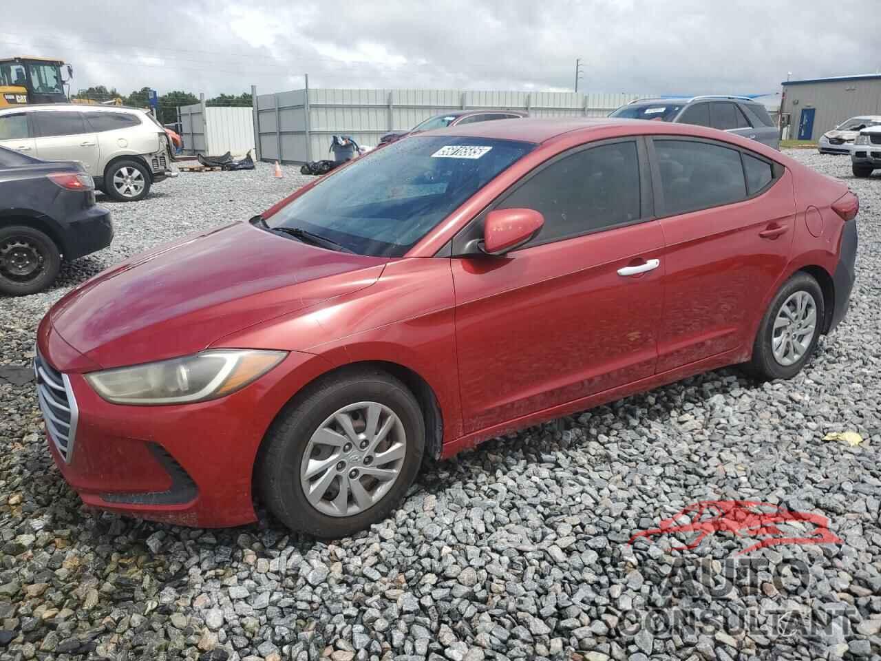 HYUNDAI ELANTRA 2017 - KMHD74LF9HU121193