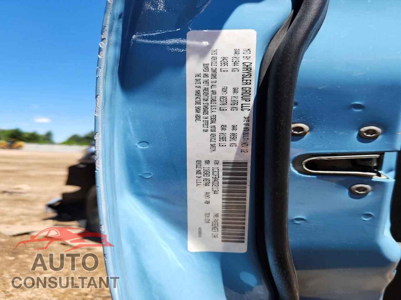 DODGE DART 2013 - 1C3CDFBA4DD211344