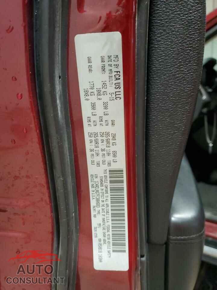 DODGE DURANGO 2015 - 1C4RDJAG7FC880683