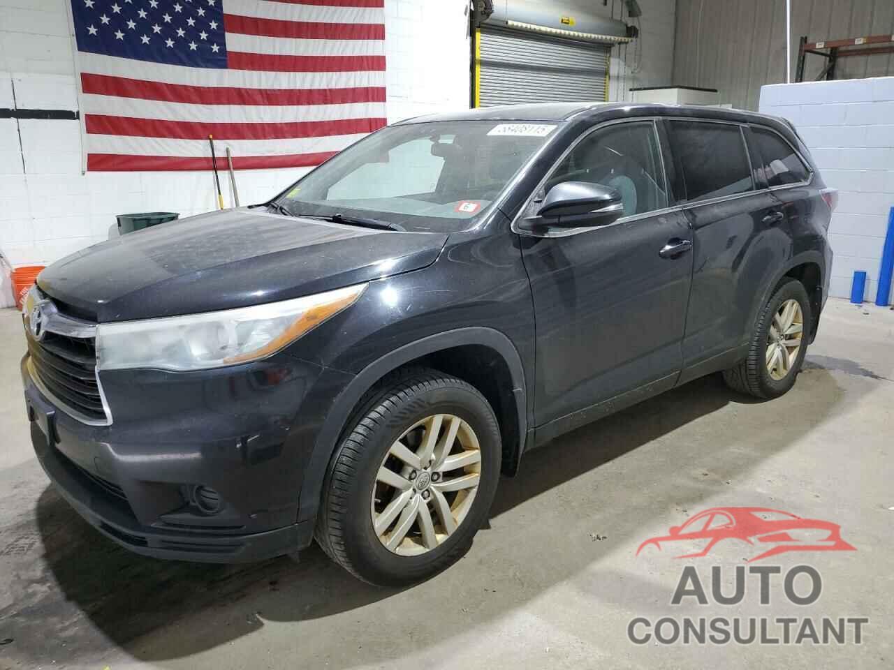 TOYOTA HIGHLANDER 2015 - 5TDBKRFH8FS072672