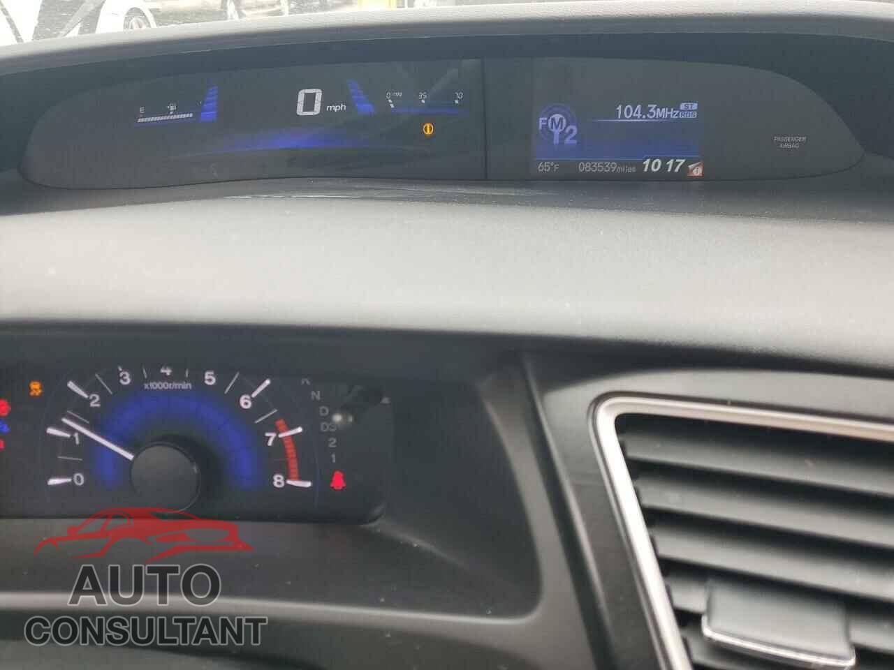 HONDA CIVIC 2013 - 19XFB2F94DE256340