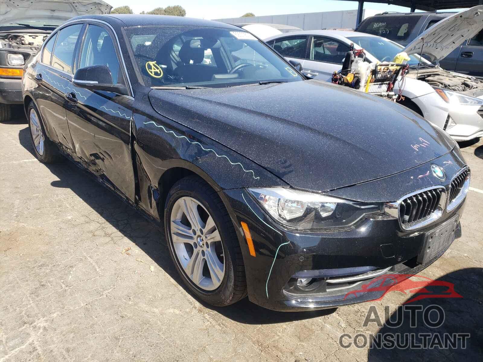 BMW 3 SERIES 2017 - WBA8B9G39HNU55264