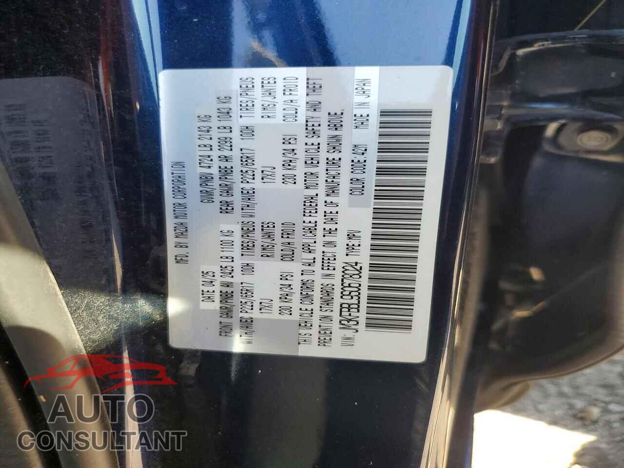 MAZDA CX-5 2025 - JM3KFBBL9S0678024