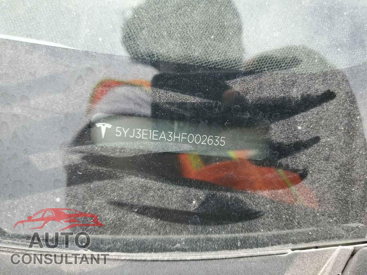 TESLA MODEL 3 2017 - 5YJ3E1EA3HF002635
