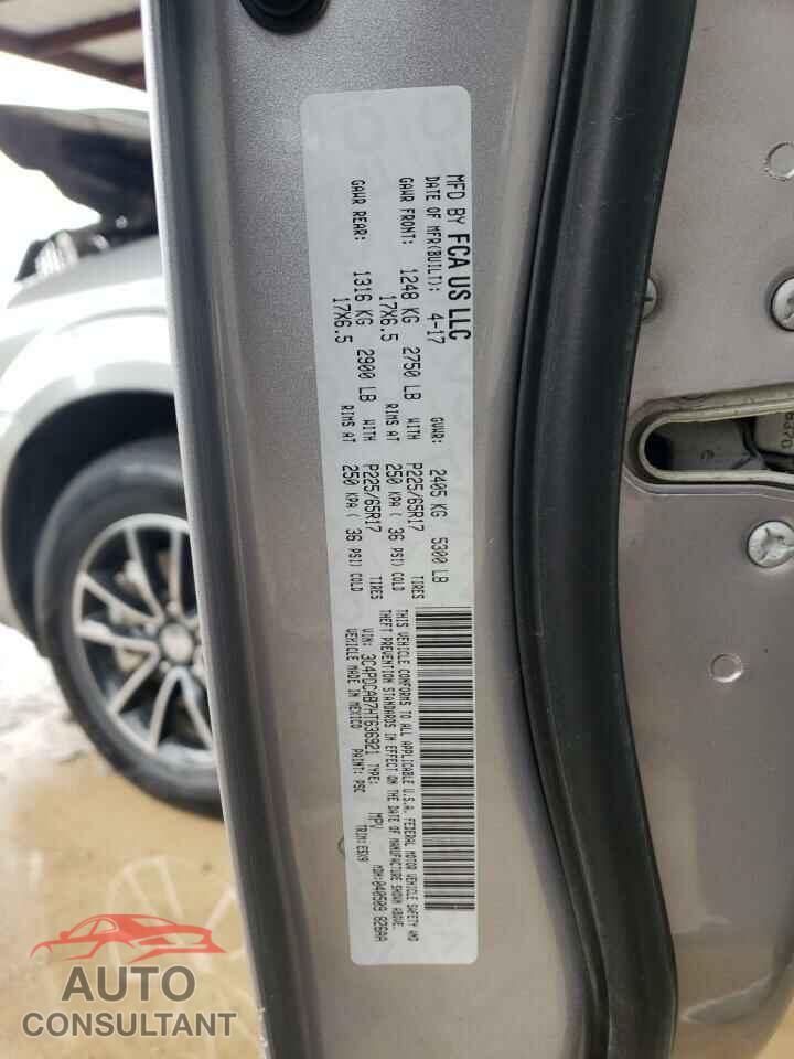 DODGE JOURNEY 2017 - 3C4PDCAB7HT636921