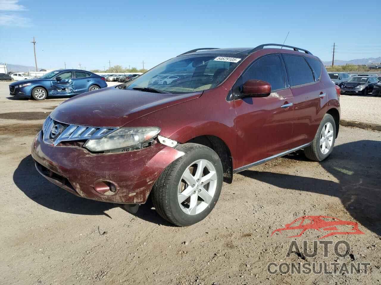 NISSAN MURANO 2009 - JN8AZ18W29W121894