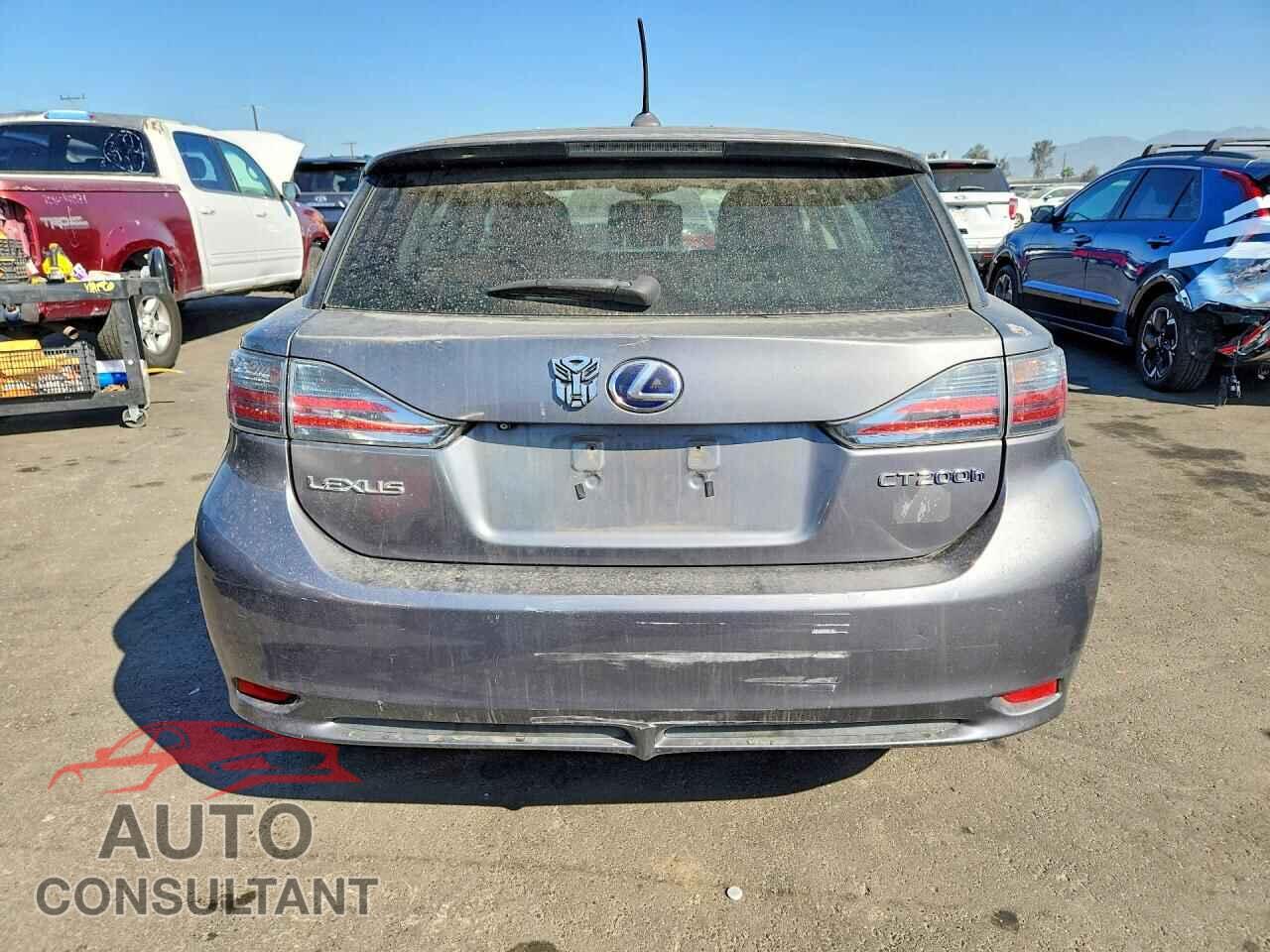 LEXUS CT 200 2012 - JTHKD5BH9C2115569