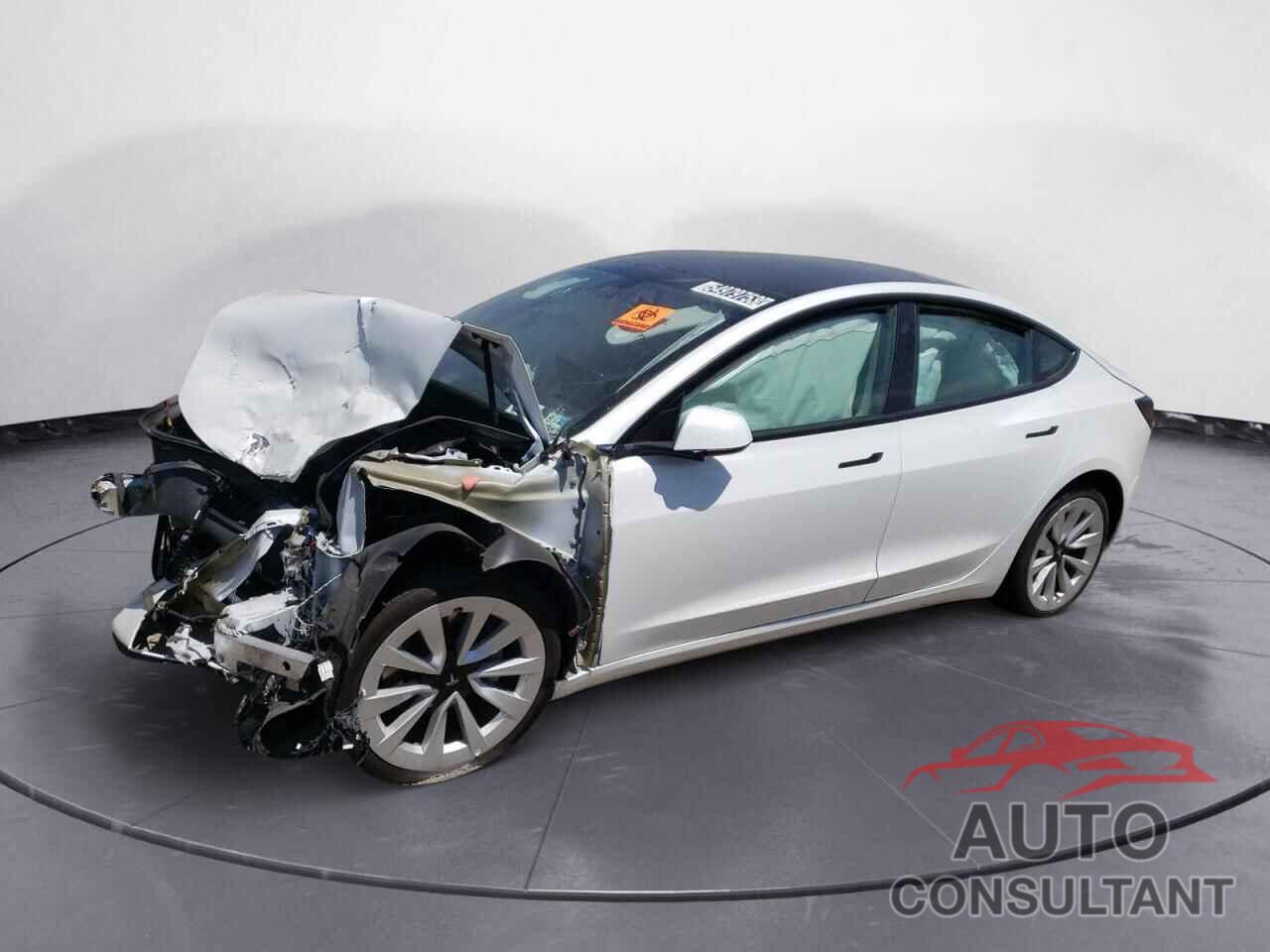 TESLA MODEL 3 2022 - 5YJ3E1EB5NF288086