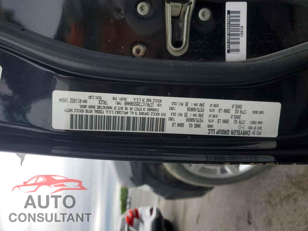 DODGE RAM 1500 2011 - 1D7RV1CT2BS590008