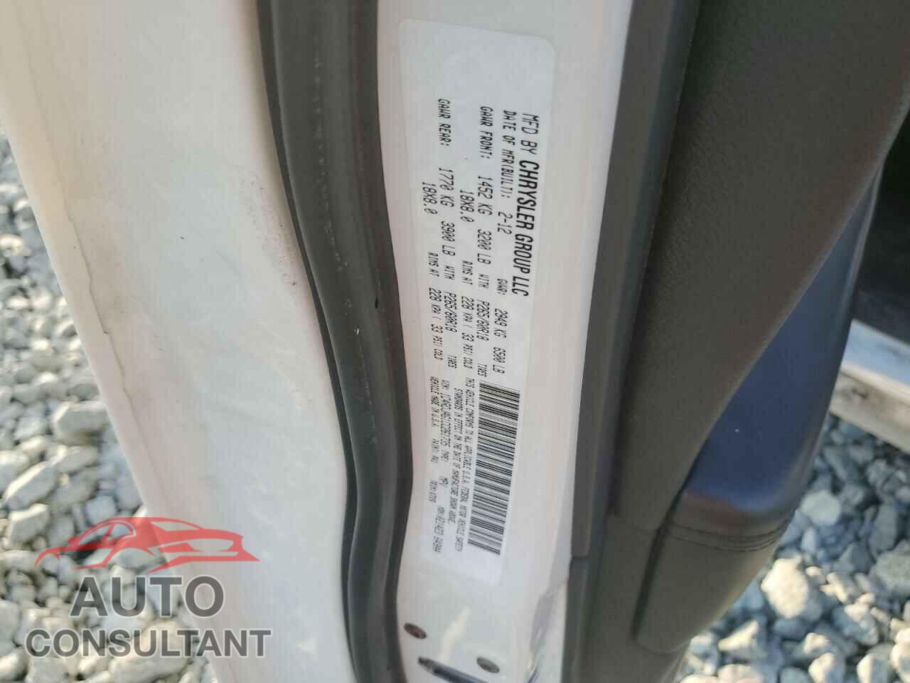 DODGE DURANGO 2012 - 1C4RDJAG1CC261735