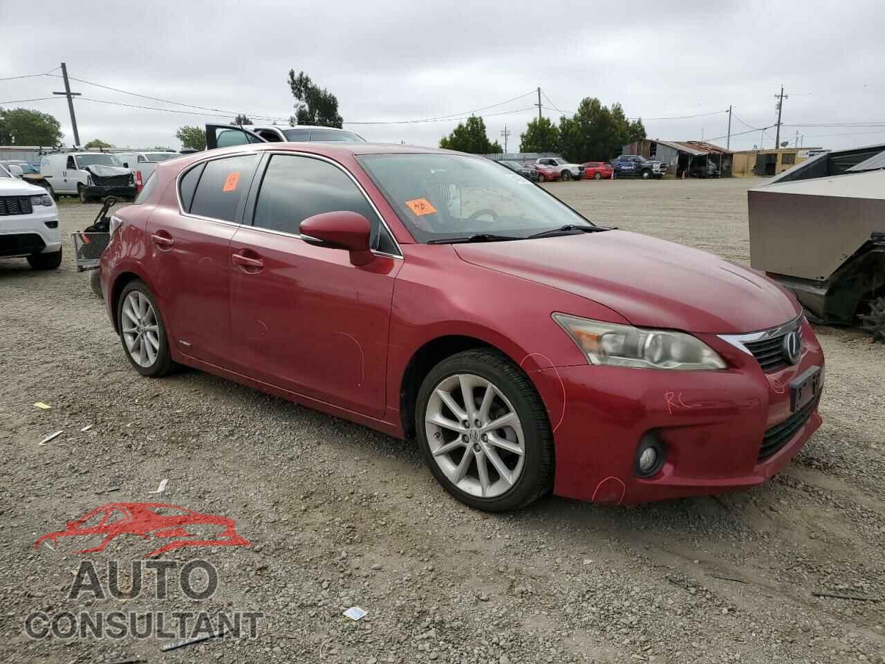 LEXUS CT 200 2012 - JTHKD5BH4C2113311