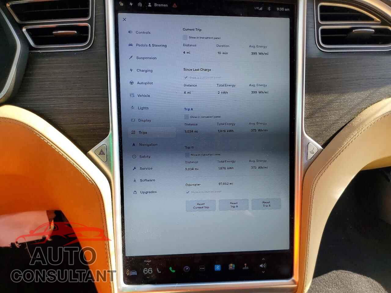 TESLA MODEL S 2014 - 5YJSA1H29EFP66254
