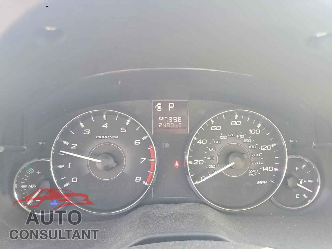 SUBARU OUTBACK 2012 - 4S4BRBKC8C3207249
