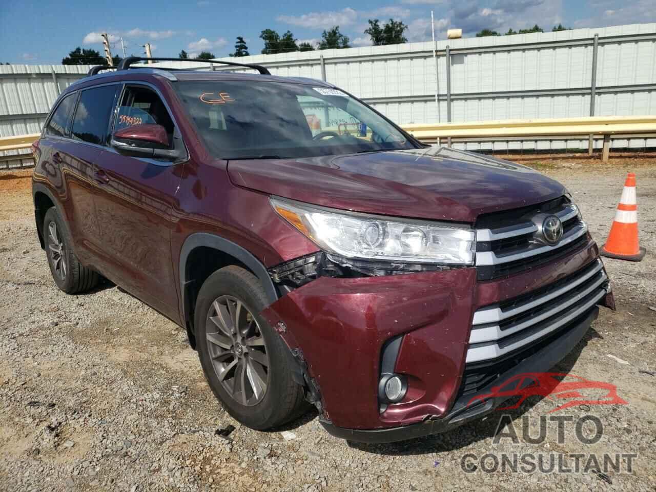 TOYOTA HIGHLANDER 2017 - 5TDJZRFH8HS417600