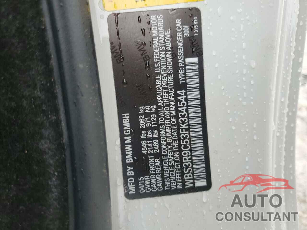 BMW M4 2015 - WBS3R9C53FK334544
