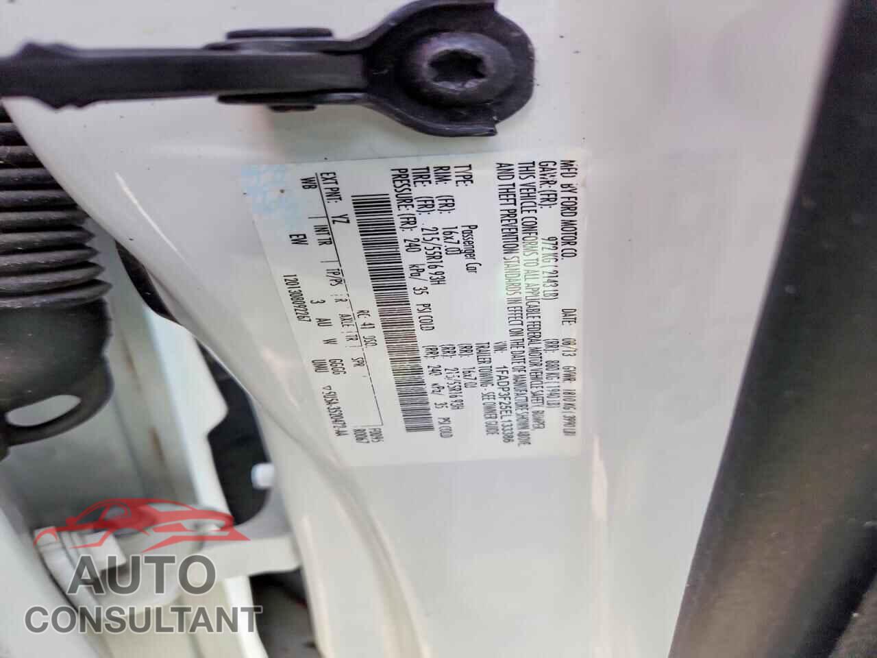 FORD FOCUS 2014 - 1FADP3F25EL133386