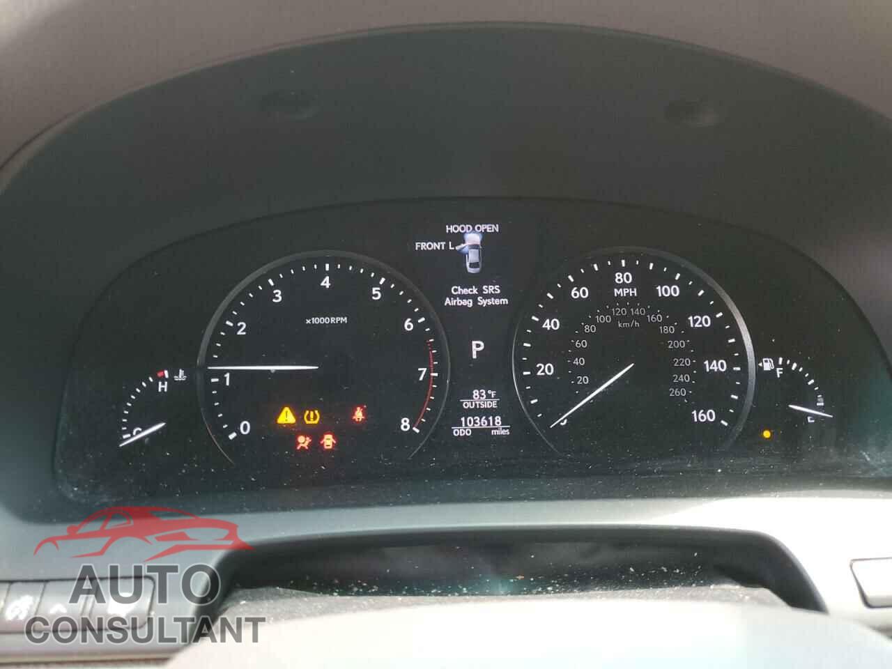 LEXUS LS460 2014 - JTHBL5EF2E5130770
